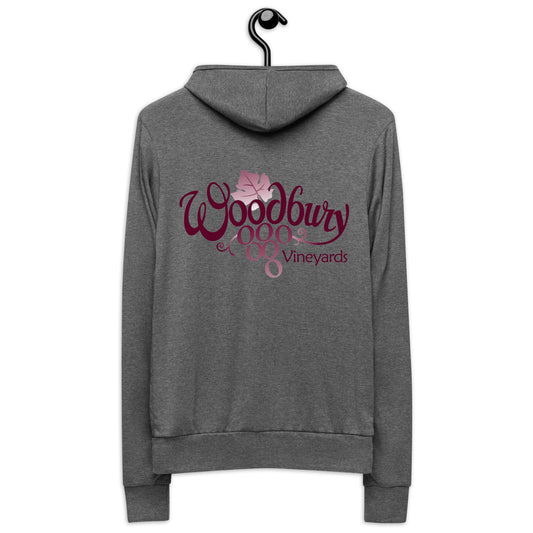 Woodbury Vineyards Unisex Zip-up Hooded Sweatshirt